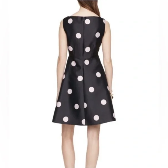 Kate Spade New York Polka Dot Fit & Flare Dress – Size 00 - Picture 3 of 11